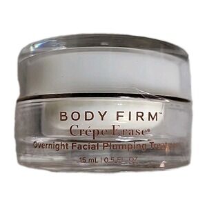 Crepe Erase Body Firm OVERNIGHT FACIAL PLUMPING TREATMENT W Trufirm 0.5oz SEALED